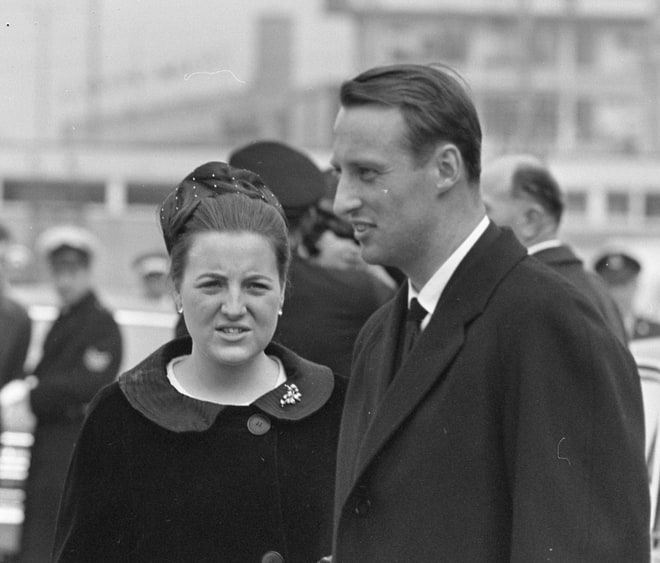 Harald and Sonja Haraldsen in the years when the relationship was still a secret.