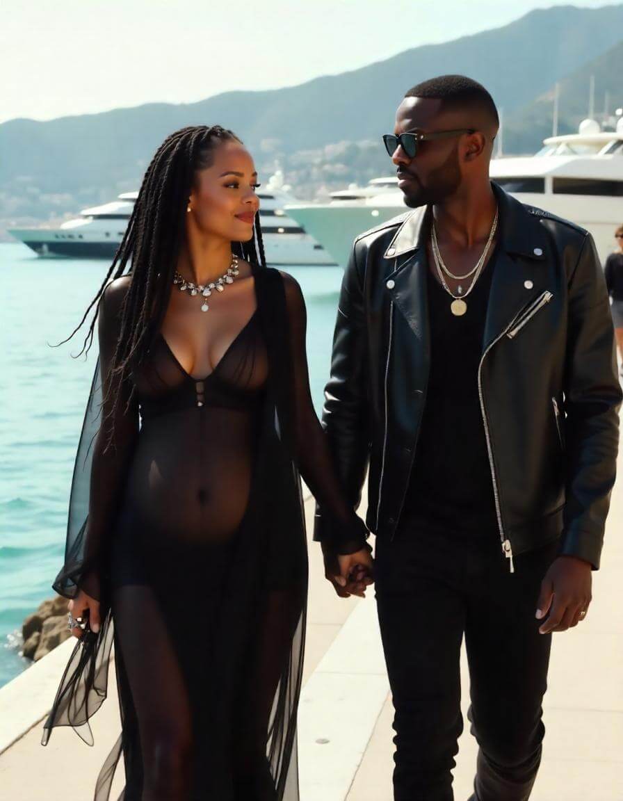 Rihanna Shows Off Her Baby Bump with A$AP Rocky in Cannes