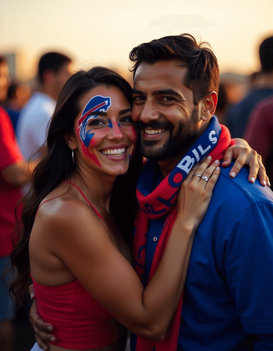 Meet the Real-Life Loves of the Buffalo Bills Including the Couple Who Were Their College's Star Quarterback and Cheerleader